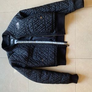 North face women’s black bomber jacket